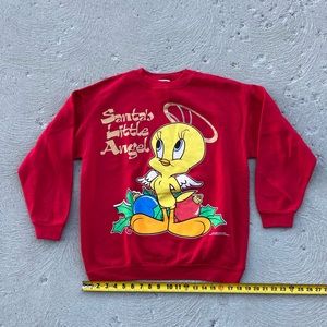 Vintage 1996 Christmas Tweedy Bird crewneck